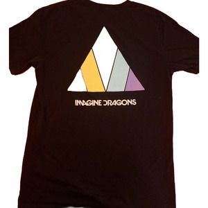 IMAGINE DRAGONS Double Sided Band T Shirt Sz. Small